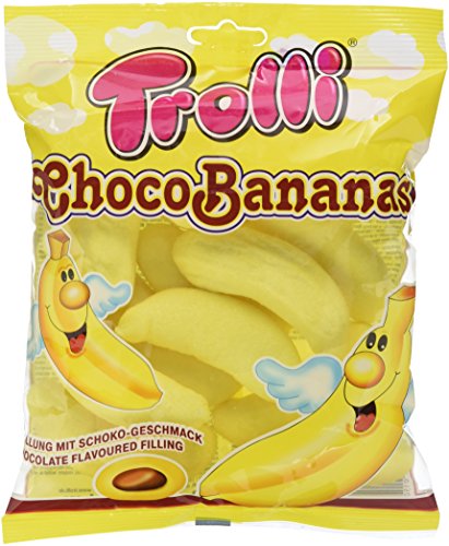 Trolli Mallow Choco Bananas, 150 g Beutel von Trolli
