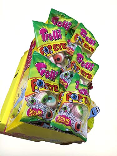 Trolli POP EYE / Glotzer 84 Stück 21 x 75g. Tüten a 4 POP EYE / Glotzer von Trolli