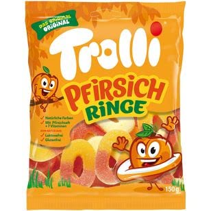 Trolli Pfirsichringe, 21er Pack (21 x 150g) von Trolli