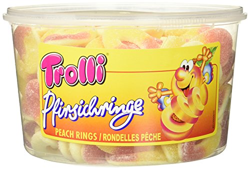 Trolli Pfirsichringe, 2er Pack (2 x 1.2 kg) von Trolli