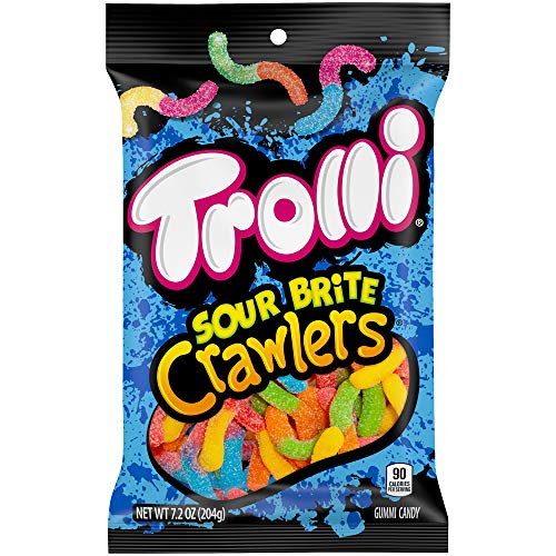 Trolli Sour Brite Crawlers Gummi Worms - 7.2oz von Trolli