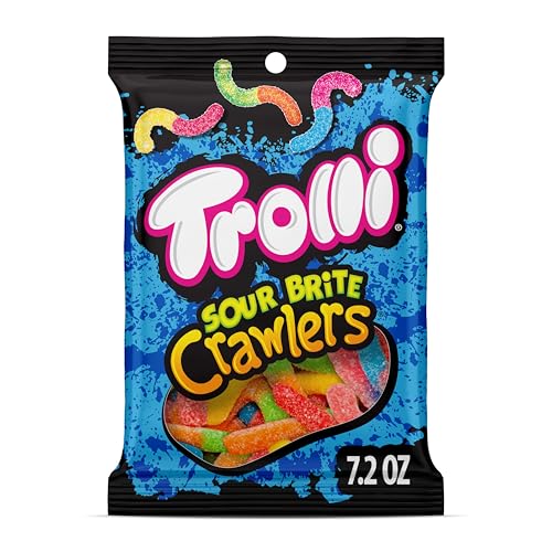 Trolli Sour Brite Crawlers Gummi Worms - 7.2oz von Trolli