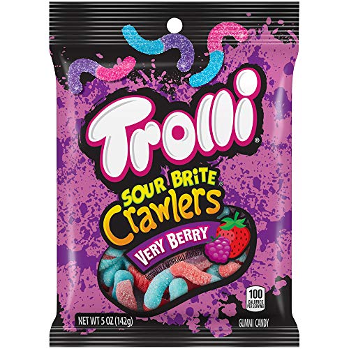 Trolli Sour Brite Crawlers| Very Berry Flavor| 5 oz von Trolli