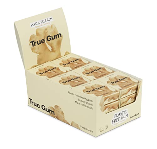 True Gum 24er Display INGWER & KURKUMA | Plastikfreier Kaugummi | Biologisch Abbaubar | Vegan | 24 x 21 g, 504 g True Gum 24er Display INGWER & KURKUMA | Plastikfreier Kaugummi | Biologisch Abbaubar | Vegan | 24 x 21 g, 504 g von True Gum