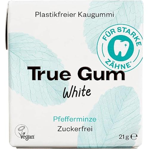 True Gum - Plastikfreie Kaugummi - White - 10 x 21 g - 100% Biologisch abbaubar True Gum - Plastikfreie Kaugummi - White - 10 x 21 g - 100% Biologisch abbaubar von True Gum