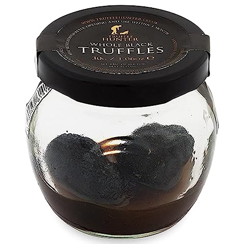 TruffleHunter – Premium Konservierte Ganze Schwarze Trüffel – 30 g von TruffleHunter