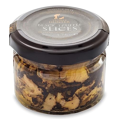 TruffleHunter – Schwarze Trüffelscheiben – Konservierte Trüffel in nativem Olivenöl extra – 50 g TruffleHunter – Schwarze Trüffelscheiben – Konservierte Trüffel in nativem Olivenöl extra – 50 g von TruffleHunter