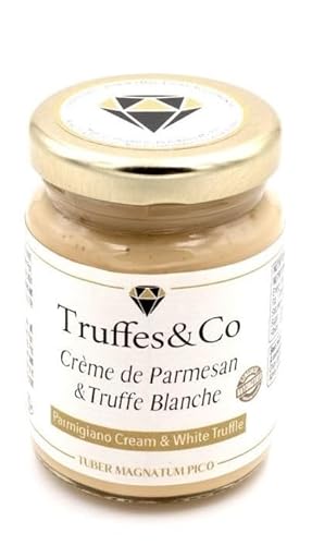 Truffles & Co - Parmesan Cream with White Truffle - 2 x 90gr Glass Jars/Parmesancreme mit weißem Trüffel – 2 x 90 g Gläser Truffles & Co - Parmesan Cream with White Truffle - 2 x 90gr Glass Jars/Parmesancreme mit weißem Trüffel – 2 x 90 g Gläser von Truffles & Co, Italia