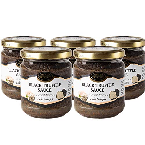 Schwarze Trüffel Saucen, Black truffle sauce, Trüffelcreme, Sommertrüffel Tuber Aestivum und Champignons, Delikatesse für Feinschmecker, für Fleisch, gegrilltes Brot, Omeletts, Pasta, Risotto, Sushi (5) Schwarze Trüffel Saucen, Black truffle sauce, Trüffelcreme, Sommertrüffel Tuber Aestivum und Champignons, Delikatesse für Feinschmecker, für Fleisch, gegrilltes Brot, Omeletts, Pasta, Risotto, Sushi (5) von Truffles