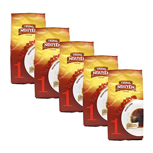 5x250g Trung Nguyen Creative 1 Vietnam Kaffee Robusta gemahlen von Trung Nguyen