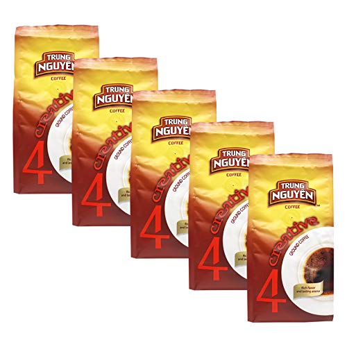 5x250g Trung Nguyen Creative 4 Vietnam Kaffee gemahlen (Arabica,Robusta,Excelsa,Catimor) von ebaney