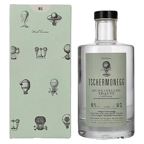 Tschermonegg Muskateller Traube Edelbrand 40% Vol. 0,5l in Geschenkbox Tschermonegg Muskateller Traube Edelbrand 40% Vol. 0,5l in Geschenkbox von Tschermonegg