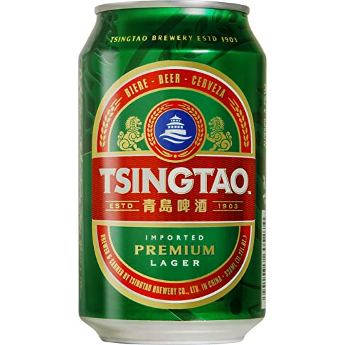 TSINGTAO - Bier 4,7% Alkoholgehalt - Plato 10,8 - Multipack (24 X 330 ML) TSINGTAO - Bier 4,7% Alkoholgehalt - Plato 10,8 - Multipack (24 X 330 ML) von Tsingtao