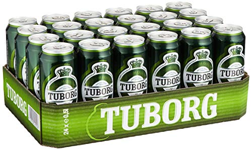 Tuborg Pilsener, Bier Dose Einweg (24 X 0.5 L) Dosenbier von Tuborg
