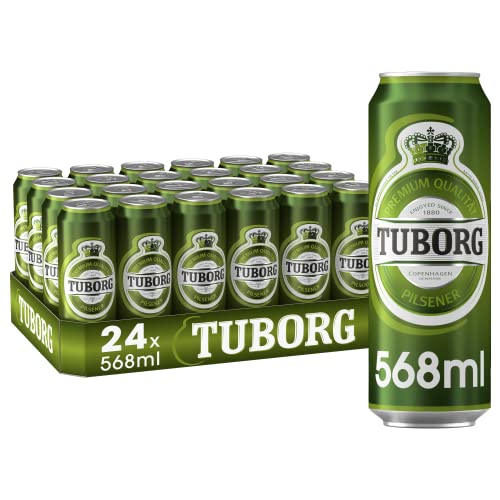Tuborg Pilsener, Bier Dose Einweg (24 x 0.568 L) Dosenbier von Tuborg