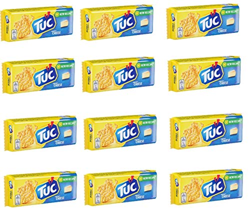 12x TUC Cracker Geschmack Käse Keks Snack 100g von Tuc