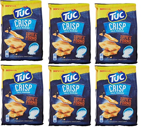 6x TUC Kekse Salzgebäck Cracker Classic biscuits snack 250g Packung von Tuc Tuc