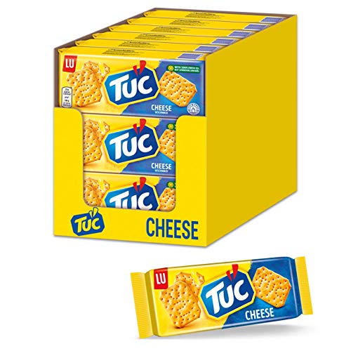 TUC Cheese 18 x 100g - Fein gesalzene Cracker mit Käsegeschmack von Tuc