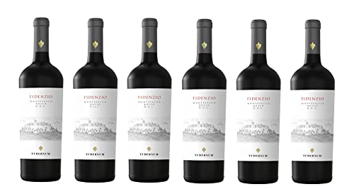 6x 0,75l - Tudernum - Fidenzio - Rosso di Montefalco D.O.P. - Umbrien - Italien - Rotwein trocken von Tudernum