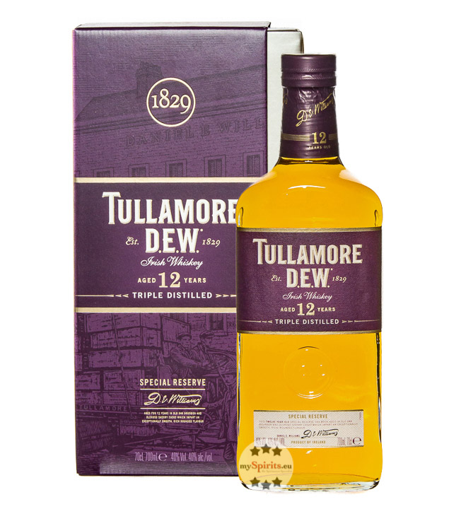 Tullamore Dew 12 Jahre Irish Whiskey (40 % Vol., 0,7 Liter) von Tullamore D.E.W. Irish Whiskey Distillery