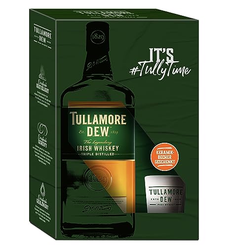 Tullamore Dew Irish Whiskey 70cl Keramikbecher Geschenkset 40% Vol. von Tullamore Dew