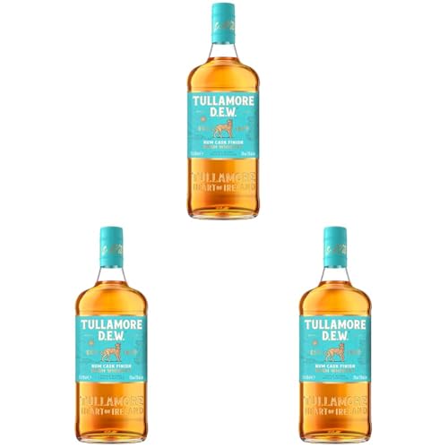 Tullamore DEW Caribbean Rum Cask Finish Irish Whiskey, 70cl (Packung mit 3) von Tullamore Dew