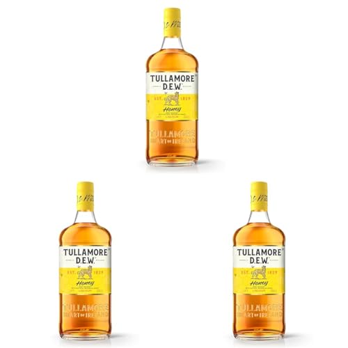 Tullamore DEW Honey Liqueur, 70cl (Packung mit 3) von Tullamore Dew