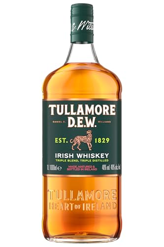 Tullamore DEW Original Blended Irish Whiskey, 1l - das Flaschendesign kann variieren (Packung mit 6) von Tullamore Dew