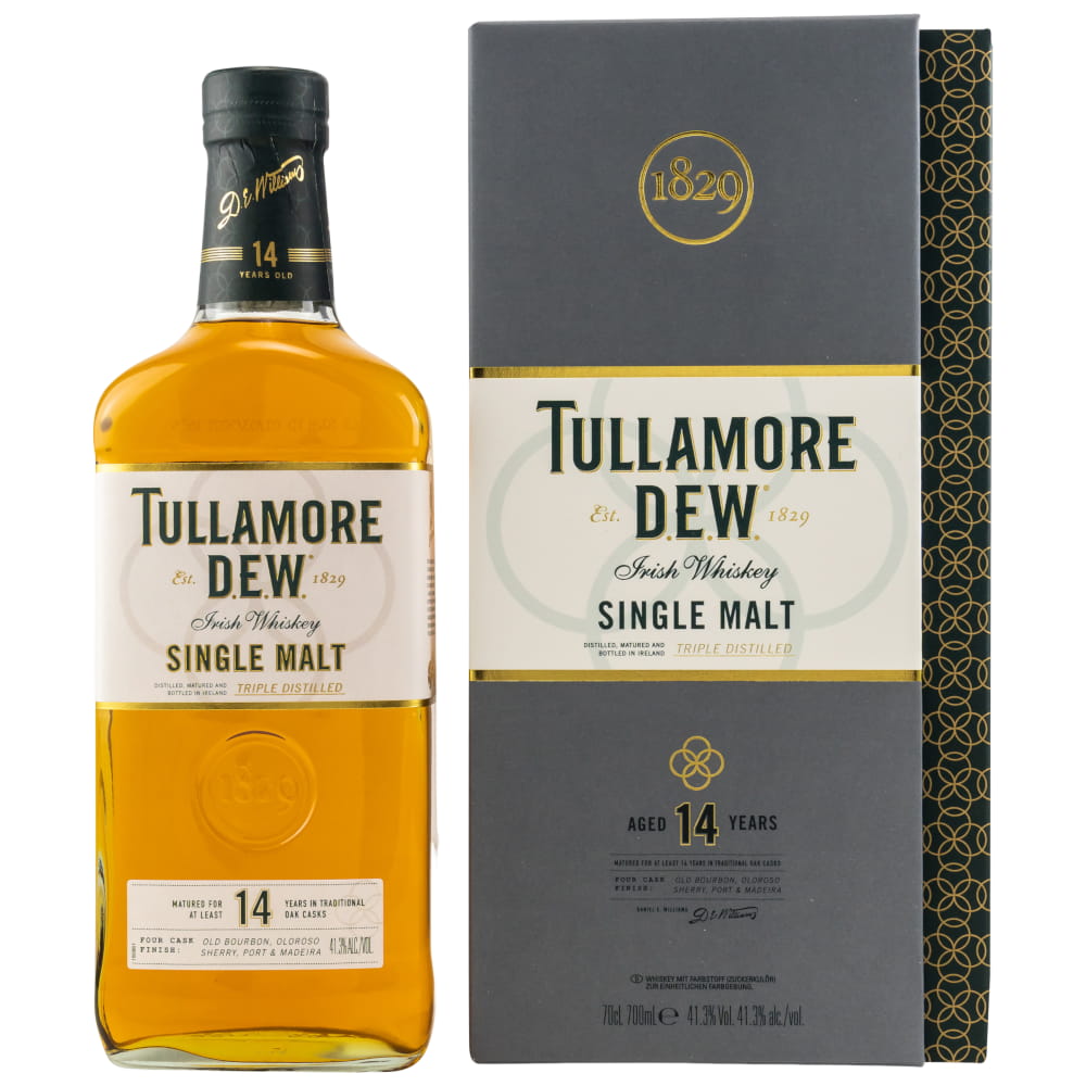 Tullamore Dew 14 Jahre 41,3% vol. 0,7 l - Irish Single Malt Tullamore Dew 14 Jahre 41,3% vol. 0,7 l - Irish Single Malt von Tullamore Dew