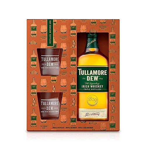 Tullamore Dew Set 0,7l Geschenkbox mit 2 Gläsern von Tullamore Dew