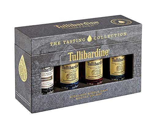 TULLIBARDINE MINI COLLECTION - Highland Single Malt Whisky 43% vol 4x0,05L MINIATUR SET von Tullibardine