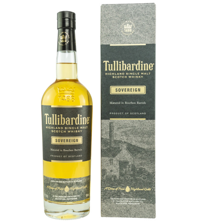 Tullibardine Sovereign Highland Single Malt Whisky (43 % Vol., 0,7 Liter) von Tullibardine