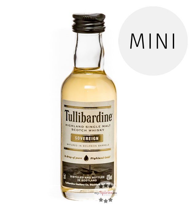 Tullibardine Sovereign Whisky  (43 % Vol., 0,05 Liter) von Tullibardine