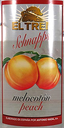 Schnapspfirsich 1 Liter Plastikflasche 12% Alkohol von Tunel