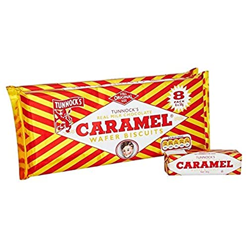 Tunnock Milch Schokolade Karamell-Wafer 16 X 30G von Tunnock's