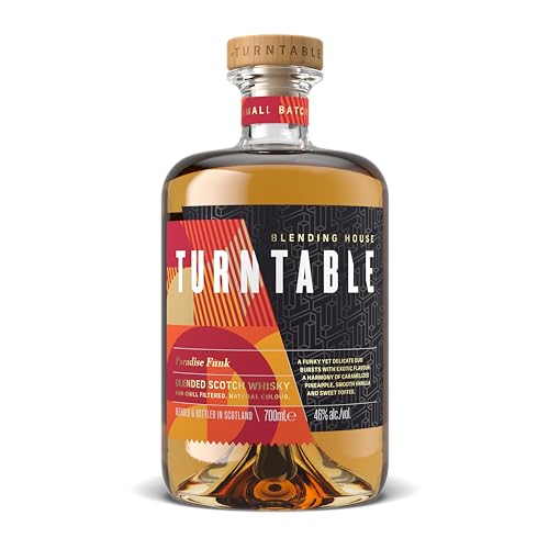 Turntable Spirits I Paradise Funk I Blended Scotch Whisky I Facettenreiche Süße mit exotischem Geschmack I 46% Vol. I 700 ml von Turntable Spirits