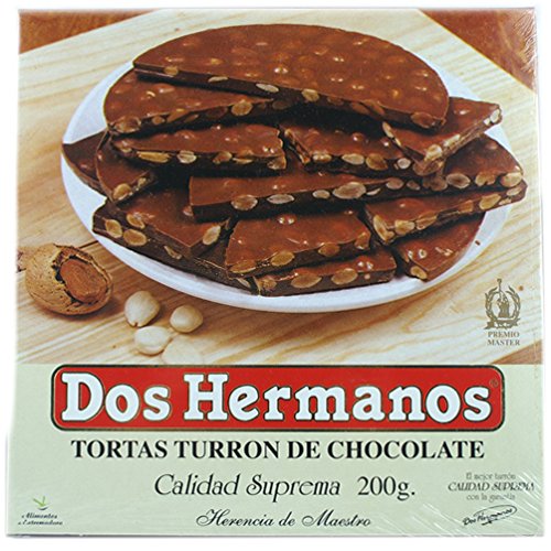 Dos Hermanos Tortas 'Schokoladen-Mandel Nougat Rund', 200g Dos Hermanos Tortas 'Schokoladen-Mandel Nougat Rund', 200g von Turrones Dos Hermanos S.L.