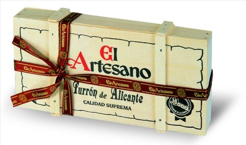 El Artesano: Turrón de Alicante Baúl Madera - Mandelkonfekt aus Alicante - 200g El Artesano: Turrón de Alicante Baúl Madera - Mandelkonfekt aus Alicante - 200g von El Artesano