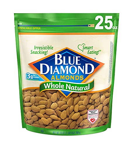 Blue Diamond Gluten Free Almonds, Whole Natural, 25 Ounce von Tusekuten