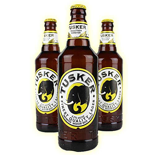 Tusker 3er Set Bier aus Kenia in Afrika - je 0,5l von.BierPost.com Tusker 3er Set Bier aus Kenia in Afrika - je 0,5l von.BierPost.com von Tusker