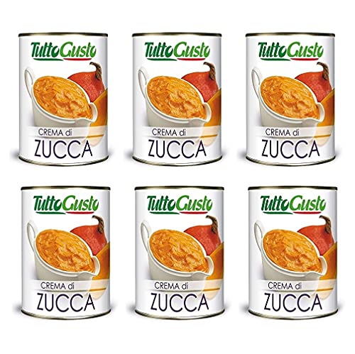 6x Tutto Gusto Crema di Zucca Kürbiscreme Kürbis Creme 400g Dose 6x Tutto Gusto Crema di Zucca Kürbiscreme Kürbis Creme 400g Dose von Tutto Gusto