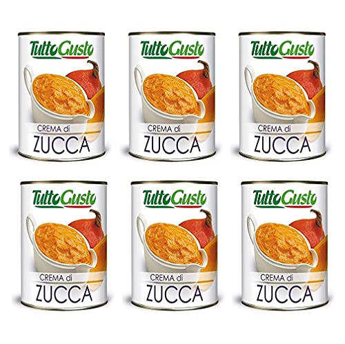 6x Tutto Gusto Crema di Zucca Kürbiscreme Kürbis Creme 400g Dose von Tutto Gusto