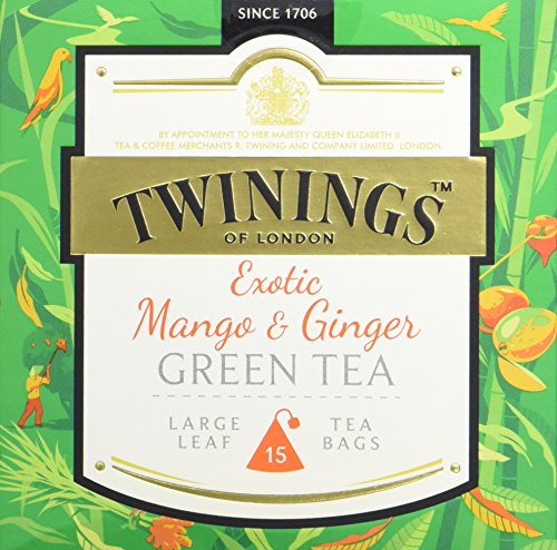 Twinings Exotic Mango Und Ginger Green Tea, 2Er Pack (2 X 30 G) von Twinings