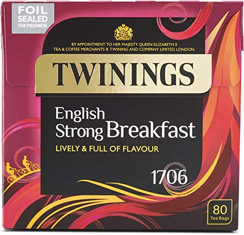 Twinings 1706 English Strong Breakfast Lively & Full of Flavour 80 Btl. 250g von Twinings