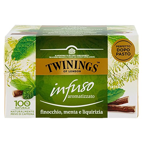 Twinings - Aromatisierte Aufgüsse - Special Edition (Fenchel, Minze und Süßholz, 40 Taschen) von Twinings