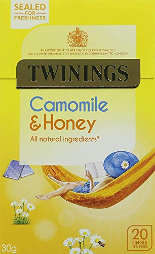 Twinings Camomile & Honey 2x 30g Btl. (60g) 40 Tea Bags - Kamillentee mit Honig von Twinings