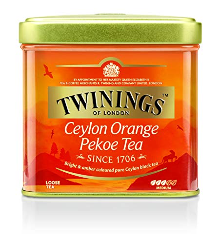 Twinings Ceylon Orange Pekoe loser Tee Dose 100g, Schwarztee, Das erfrischende Aroma charakterisiert diesen Tee. Black Tea 6er Pack (6 x 100 g) von Twinings