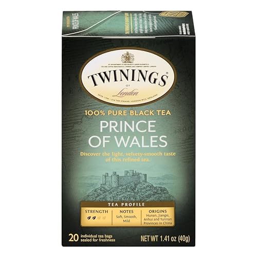 Twinings Classics, Prince of Wales Tea, 20 Tea Bags, 1.41 oz (40 g) 2.6 x 3 x 4.9 inches von Twinings