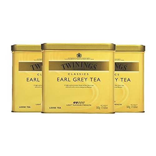Twinings Earl Grey Tea, 500g Dose 3er Pack von Twinings