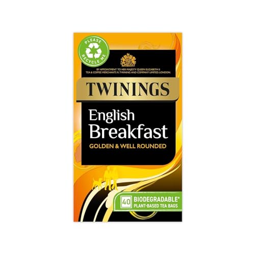 Twinings English Breakfast 50 Btl. 125g (Original englische Version) - Schwarzer Tee von Twinings